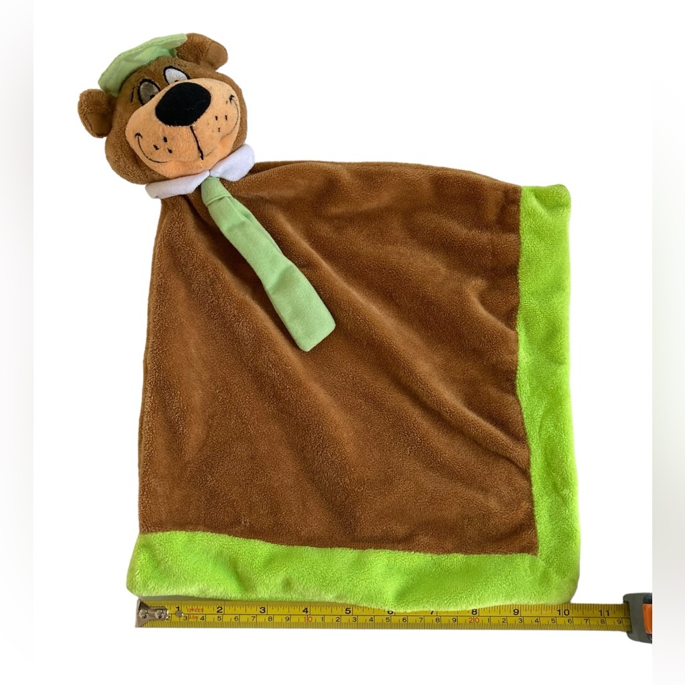 Yogi Bear Lovey Security Blanket Plush Brown Green Leisure Systems HB - Picture 5 of 8